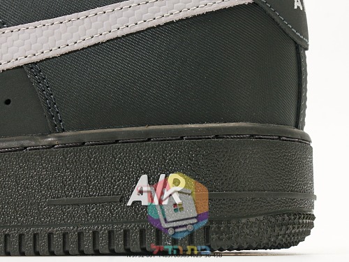 Baskets Nike Air Force 1 '07, olive foncé avec logo gris 2