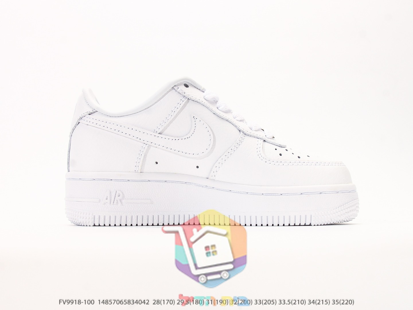 Nike Air Force 1 für Kinder, Weiß