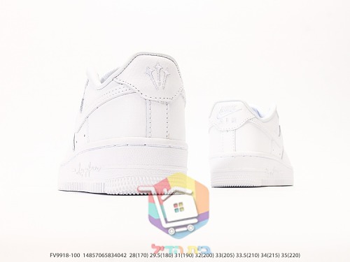 נעלי Nike Air Force 1 לילדים, לבן, תמונה 4