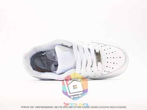 נעלי Nike Air Force 1 לילדים, לבן, תמונה 7