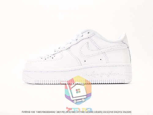 נעלי Nike Air Force 1 לילדים, לבן, תמונה 8