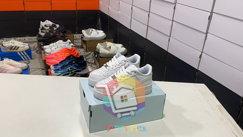 נעלי Nike Air Force 1 לילדים, לבן, תמונה 9