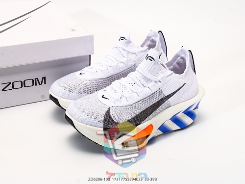 נעלי ריצה Nike Alphafly 3, לבן וכחול 10