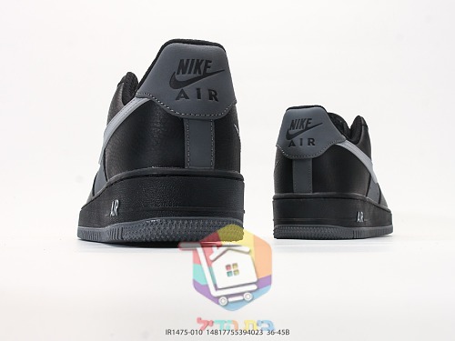 נעלי Nike Air Force 1 Low '07 LV8 שחור ואפור, תמונה 5
