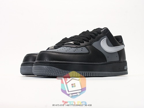 נעלי Nike Air Force 1 Low '07 LV8 שחור ואפור, תמונה 6