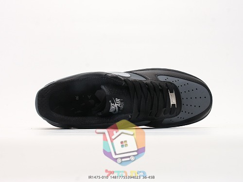 נעלי Nike Air Force 1 Low '07 LV8 שחור ואפור, תמונה 8