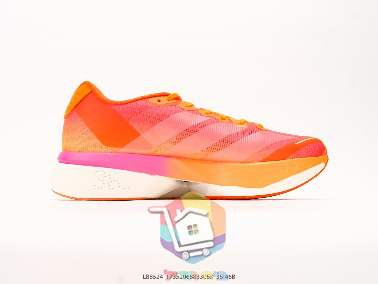נעלי ריצה adidas Adizero Boston, כתום וורוד