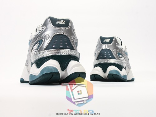 נעלי New Balance 9060 כסף וטורקיז כהה 4