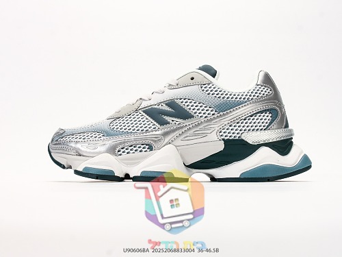 נעלי New Balance 9060 כסף וטורקיז כהה 9