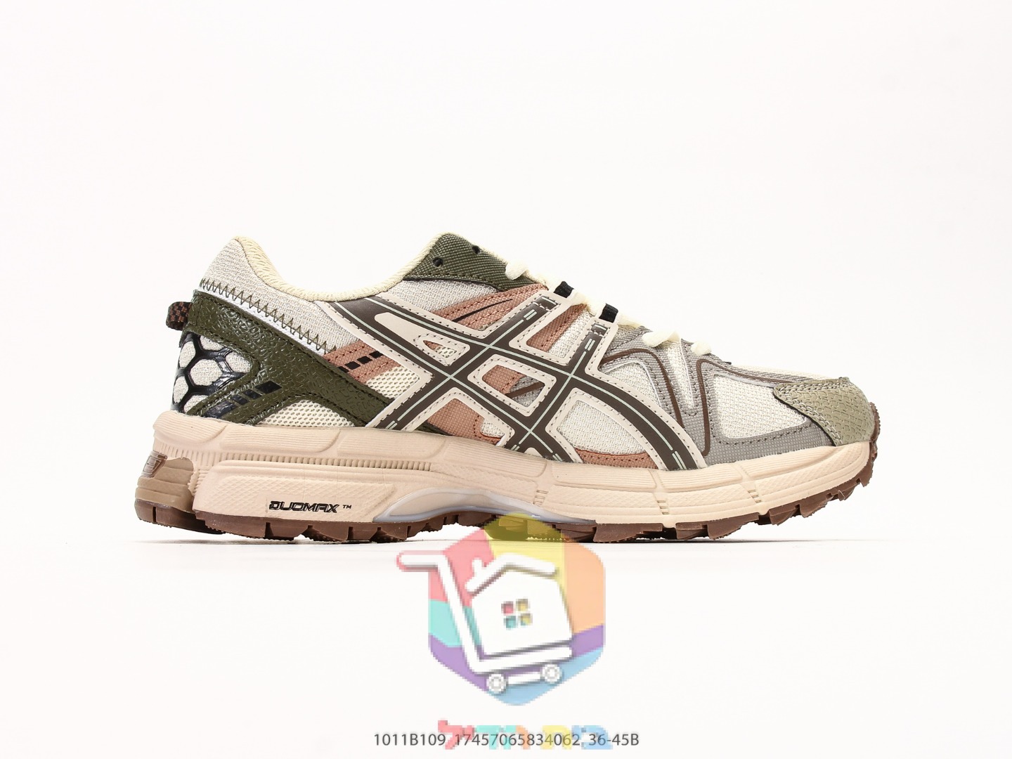 נעלי שטח ASICS Gel-Kahana 8, שמנת-חום, שחור