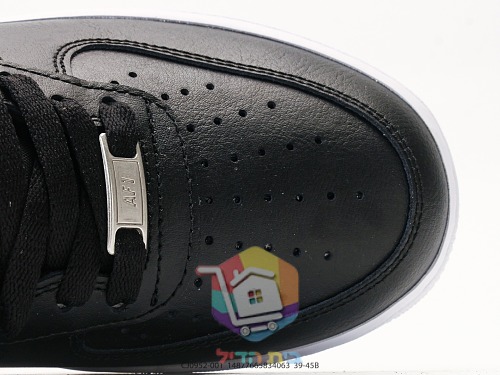 נעלי Nike Air Force 1 Low שחור ולבן או לבן וכחול כהה, תמונה 4
