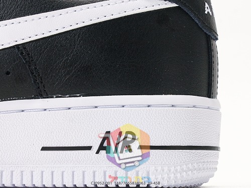 נעלי Nike Air Force 1 Low שחור ולבן או לבן וכחול כהה, תמונה 5