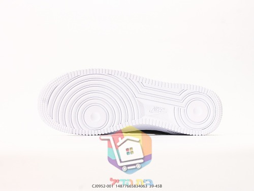 נעלי Nike Air Force 1 Low שחור ולבן או לבן וכחול כהה, תמונה 8