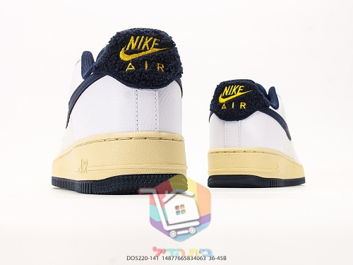 נעלי Nike Air Force 1 Low שחור ולבן או לבן וכחול כהה, תמונה 15