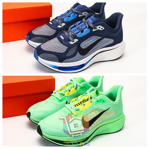 נעלי ריצה Nike Pegasus Premium ירוק זוהר או כחול כהה, תמונה 21