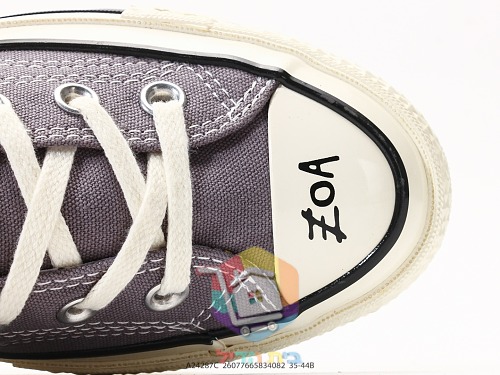 נעלי Converse Chuck 70 גבוהות אפור עם רקמת דמות, תמונה 2