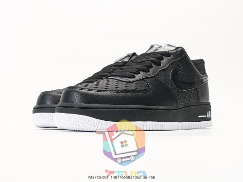 נעלי Nike Air Force 1 Low Woven שחור, תמונה 6