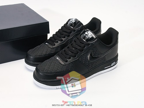 נעלי Nike Air Force 1 Low Woven שחור, תמונה 10