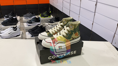 נעלי Converse Chuck Taylor Throwback בהדפס הסוואה, נמוכות או גבוהות, תמונה 10