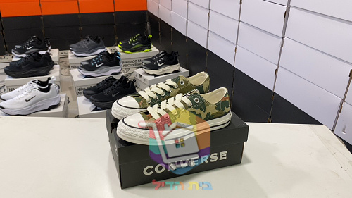 נעלי Converse Chuck Taylor Throwback בהדפס הסוואה, נמוכות או גבוהות, תמונה 11