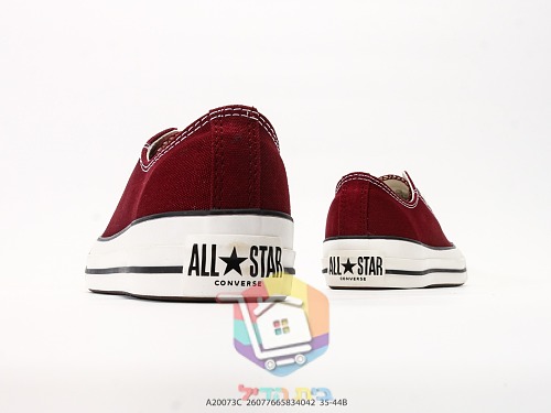 נעלי Converse Chuck Taylor Throwback שחור או בורדו, נמוכות או גבוהות, תמונה 5