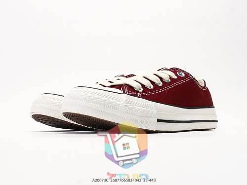 נעלי Converse Chuck Taylor Throwback שחור או בורדו, נמוכות או גבוהות, תמונה 6