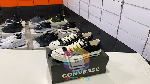 נעלי Converse Chuck Taylor Throwback שחור או בורדו, נמוכות או גבוהות, תמונה 19