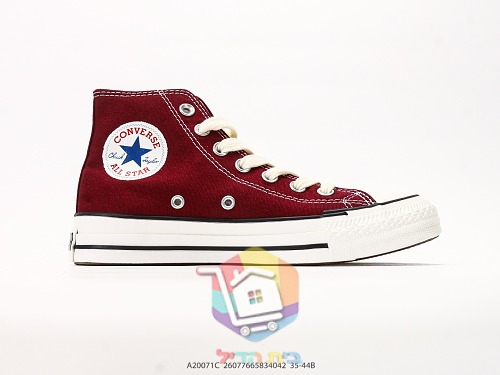 נעלי Converse Chuck Taylor Throwback שחור או בורדו, נמוכות או גבוהות, תמונה 27