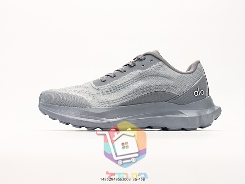 alo Sportschuhe in Grau mit gerillter Sohle 8