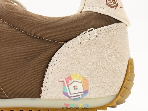 Retro-Sneaker aus Wildleder ohne Logo, mit Gummisohle 4