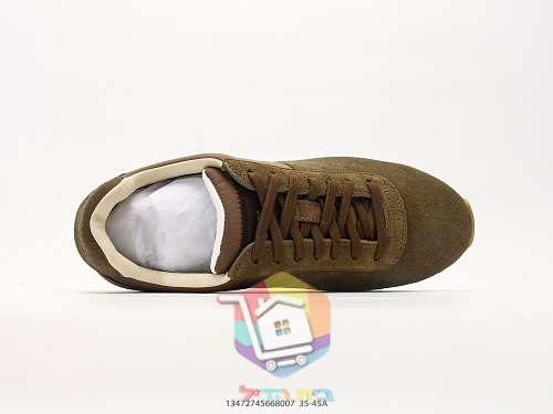 Retro-Sneaker aus Wildleder ohne Logo, mit Gummisohle 18