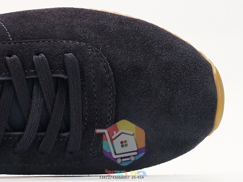 Retro-Sneaker aus Wildleder ohne Logo, mit Gummisohle 33