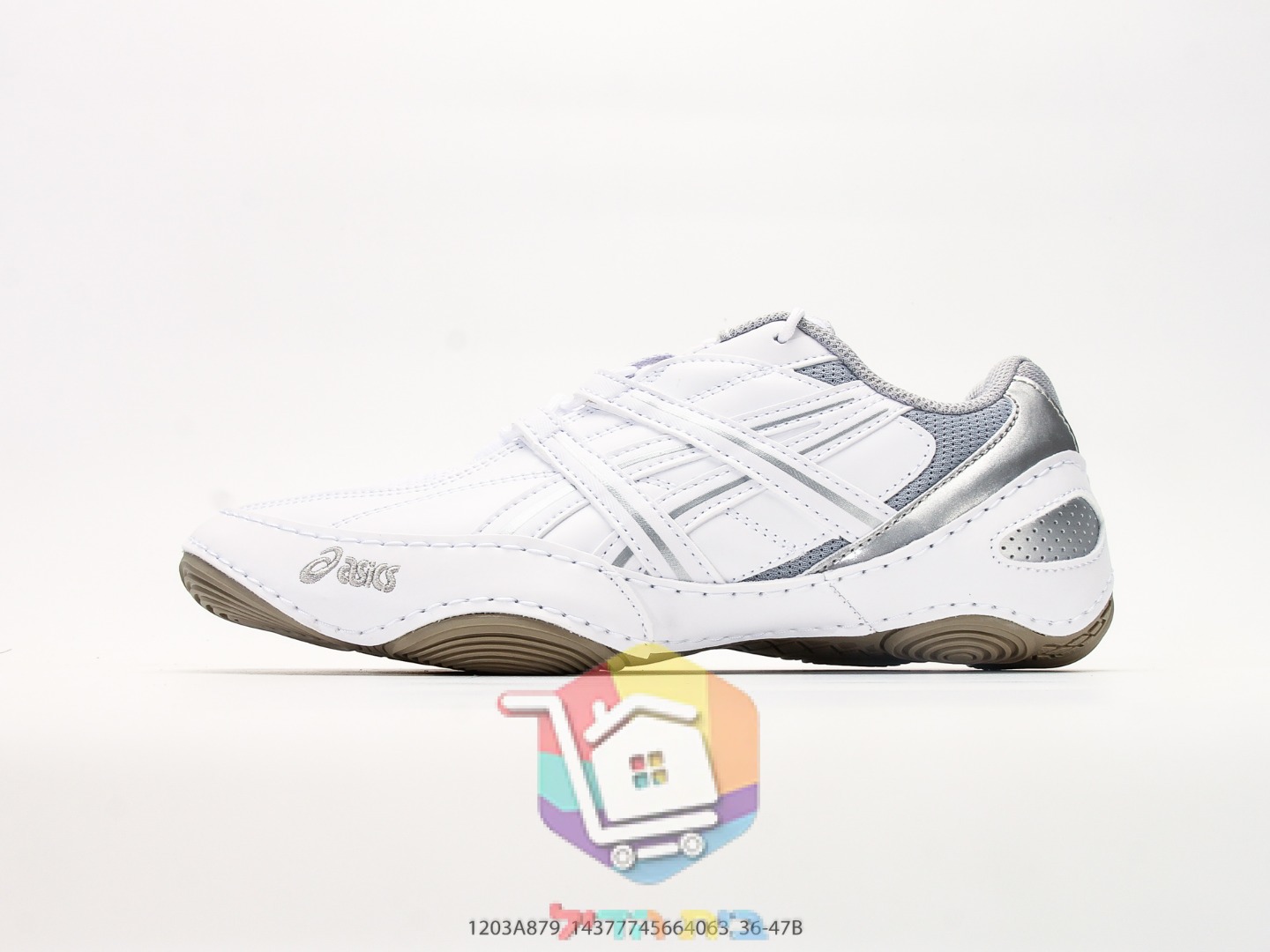ASICS Retro-Sneaker in Weiß mit Gummisohle