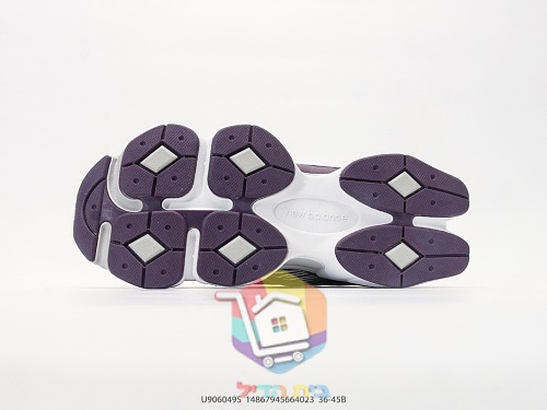 New Balance 9060 in Silber und Lila 6