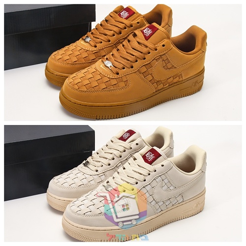 Nike Air Force 1 in geflochtenem Leder, zwei Farben 20
