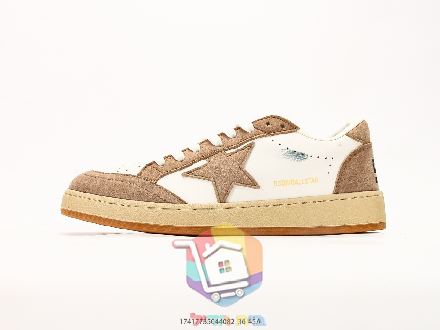 Golden Goose Ball Star in braunem Wildleder