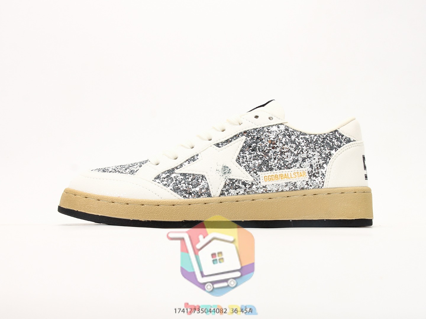 Golden Goose Ball Star mit Glitzer-Stern