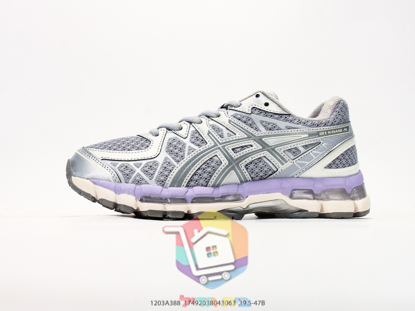 ASICS GEL Laufschuhe in Silber und Lila