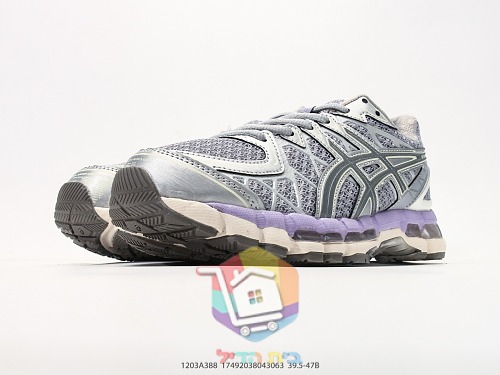 ASICS GEL Laufschuhe in Silber und Lila 6