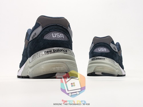 New Balance 992 Retro-Laufschuhe in Wildleder und Mesh 4