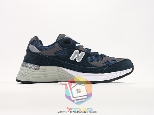 New Balance 992 Retro-Laufschuhe in Wildleder und Mesh