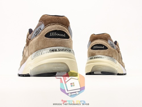 New Balance 992 Retro-Laufschuhe in Wildleder und Mesh 34