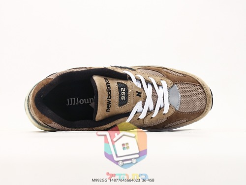 New Balance 992 Retro-Laufschuhe in Wildleder und Mesh 36