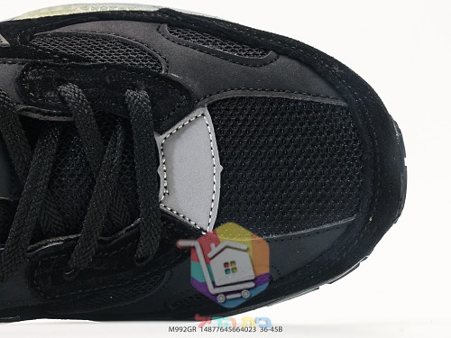 New Balance 992 Retro-Laufschuhe in Wildleder und Mesh 39