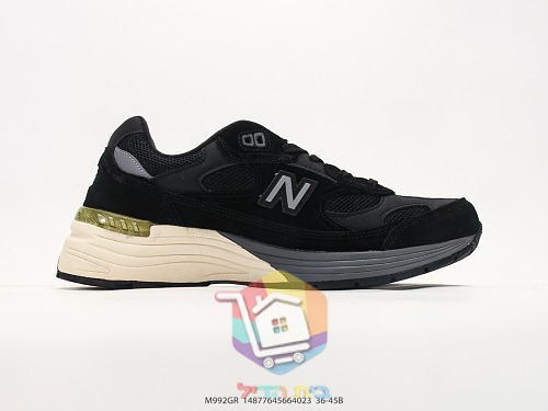New Balance 992 Retro-Laufschuhe in Wildleder und Mesh 45