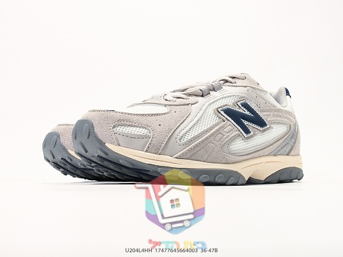 New Balance 204L Retro-Laufschuhe mit blauem N 6
