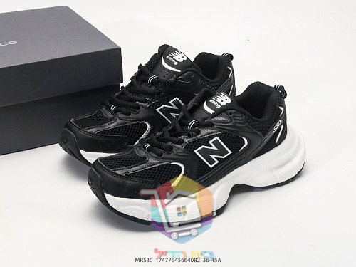 New Balance 530 Laufschuhe mit metallischem N 37