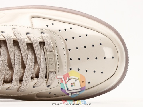 Nike Air Force 1 Sneaker in Weiß mit gelben Blüten 11