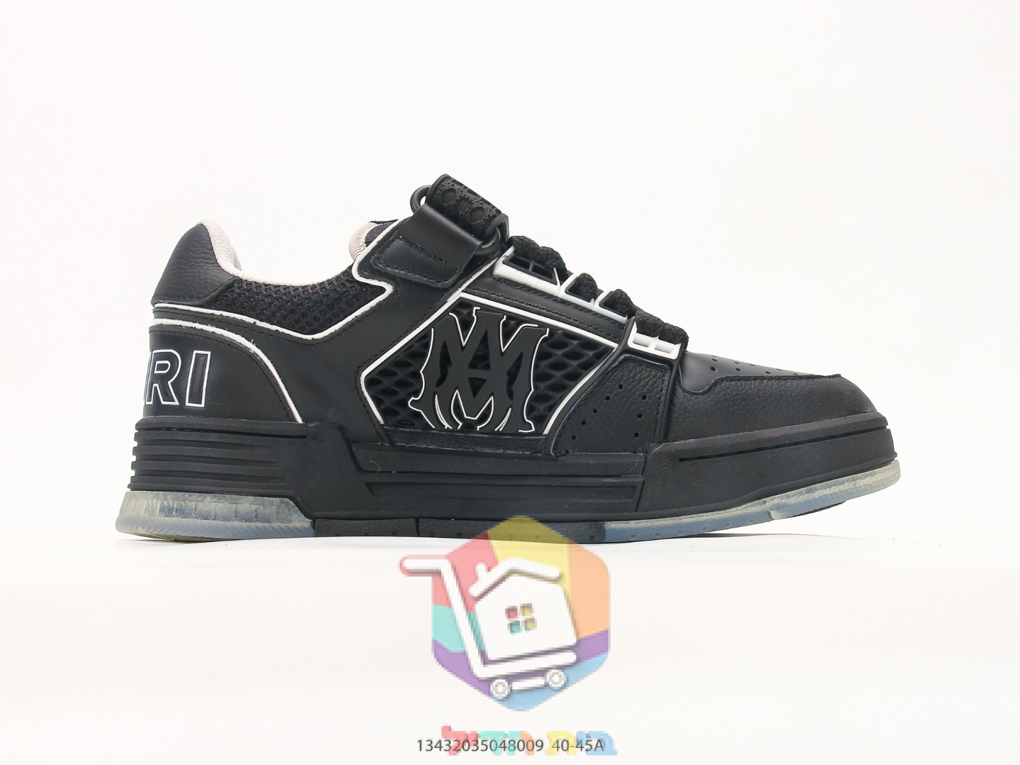 AMIRI Sneaker in Schwarz mit MA-Logo an der Seite