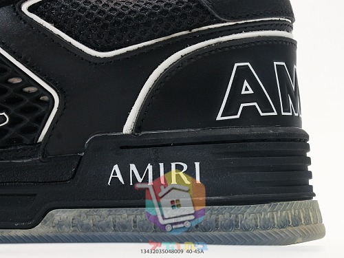AMIRI Sneaker in Schwarz mit MA-Logo an der Seite 3